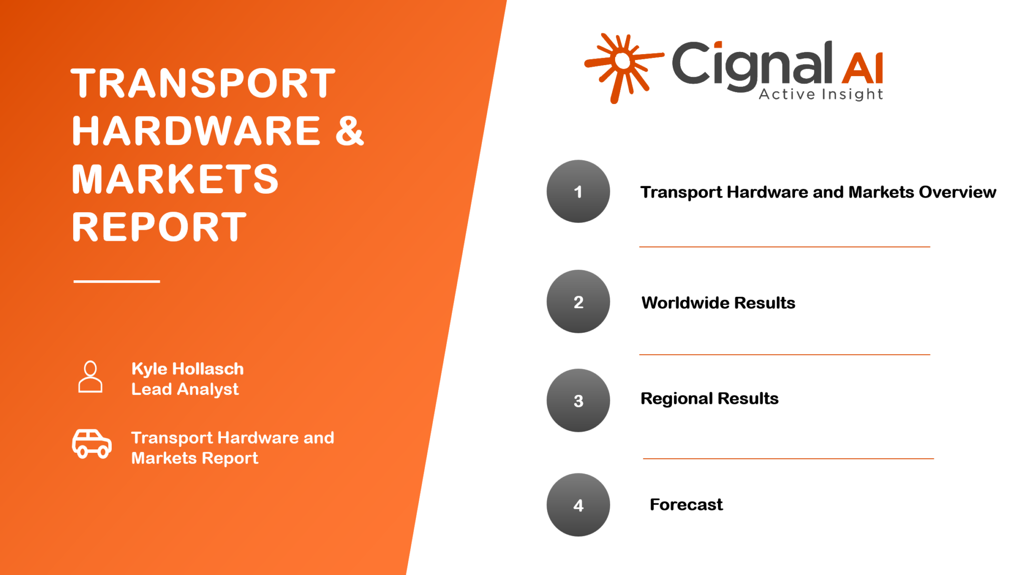 4q24 transport hardware markets report cignal ai